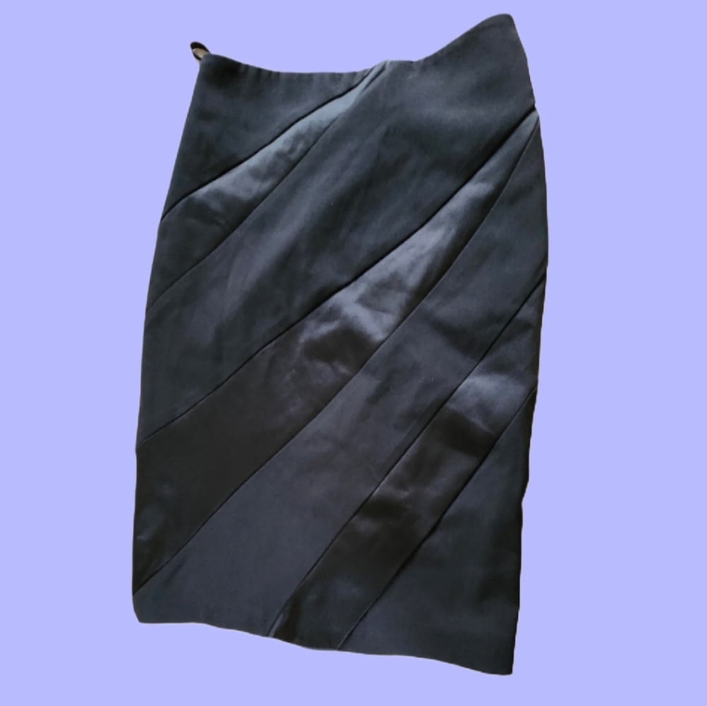 Le Chateau 0 Vintage Assymetrical Pattern High Waisted‎ Skirt